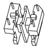 UU-10.5B 臥式(2+2PIN)雙槽