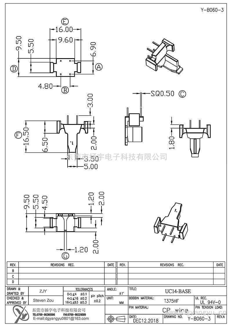 Y-B060-3 UC14 ba<i></i>se