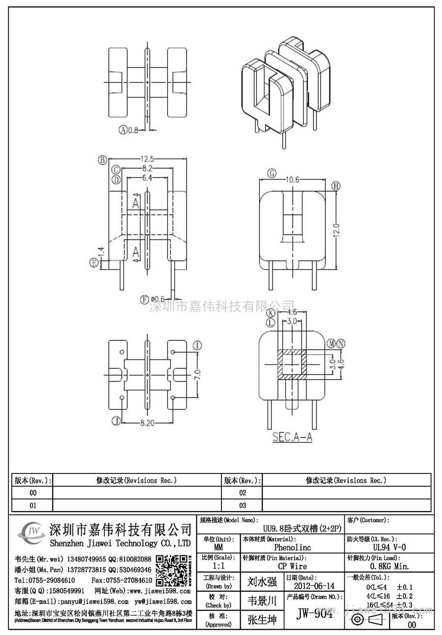 JW-904/UU9.8臥式雙槽(2+2P)