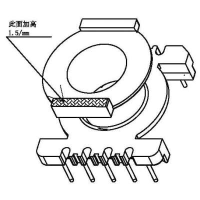 EER30(5+5)P立式單槽/EER-3019