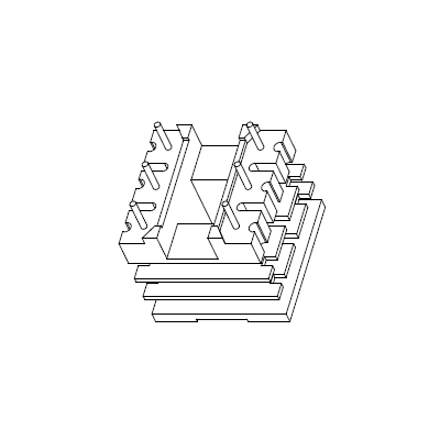 EI25(3+3)立式三槽EI-2507