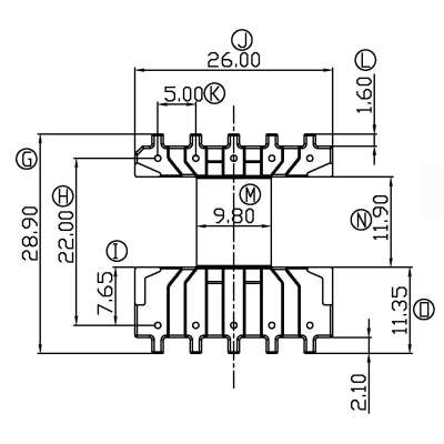 EC-2521/EC25臥式(5+5PIN)