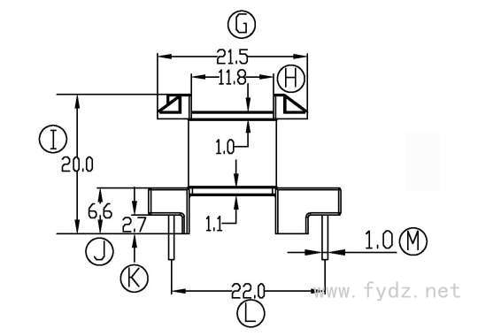 EC-2822/EC28立式(6+6PIN)