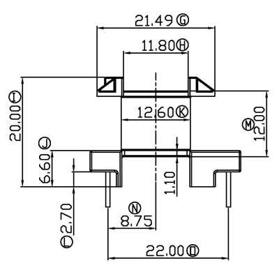 EC-2823/EC28立式(6+6PIN)