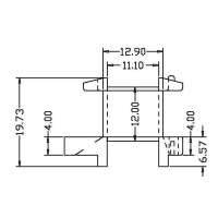 YX-EE28/EE28立式加寬(5+5PIN)