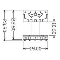 EE-1907-1/EE-19臥式加寬(5+5PIN)