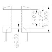 EE-1908/EE-19立式(3+3PIN)