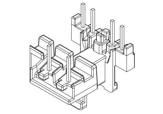 SR-EE-1650/EE-16臥式(4+2)PIN