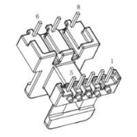 HXB-EE1930 EE19 EE1908加寬安規臥式5+3針