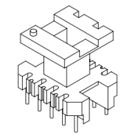 HXE-EE22 EE22帶飛線立式5+5針