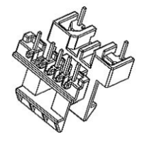 HXX-EE2205 EE22 EE2209加寬安規臥式5+2針