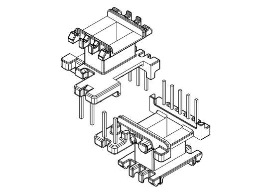 SR-EE-1920/EE-19立式(5+2)PIN