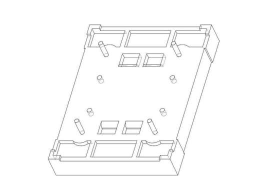 XG-B002 BASE35*45空調(diào)電感底座