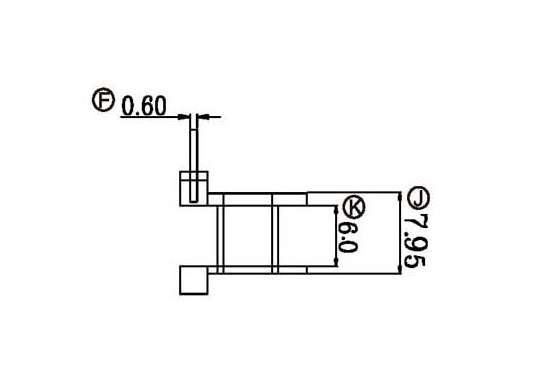 金達成-EPC-1711 EPC17立式(5PIN) 針徑 Φ0.6 腳距 3.0