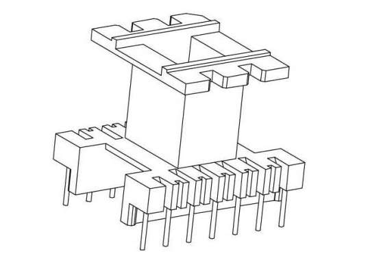 金達成-EI-3302 EI33立式(7+7PIN)針徑Φ0.8腳距5.0排距22.5幅寬16.0