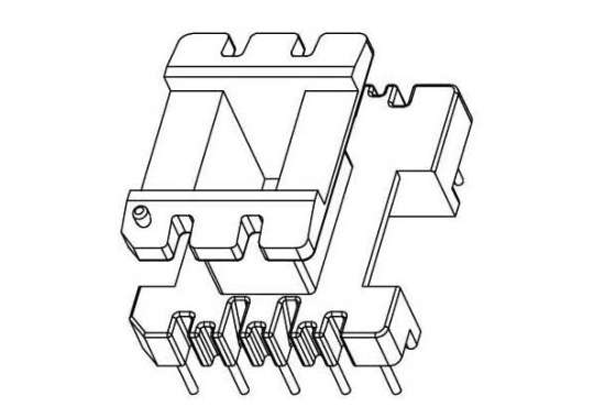 金達(dá)成-EI-2828 EI28立式(5+4PIN)針徑Φ0.8腳距5.0排距23.4幅寬10.5