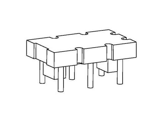 金達(dá)成-BASE-13 BASE13(3+3)P 針徑 Φ0.7 排距 5.0 腳距 4.5