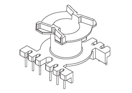 JDC-PQ-3228 PQ32立式(6+6PIN) 針徑Φ0.8 腳距7.50 5.00 排距30.50 幅寬13.80